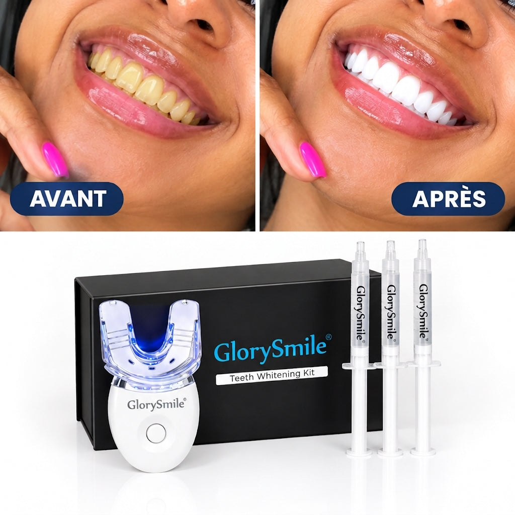 GLORYSMILE – Retrouvez l'éclat et la blancheur naturelle de vos dents